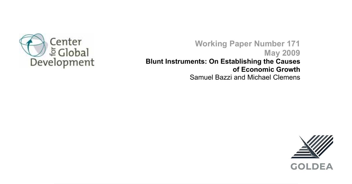 El riesgo de usar el tamaño de la población como variable instrumental